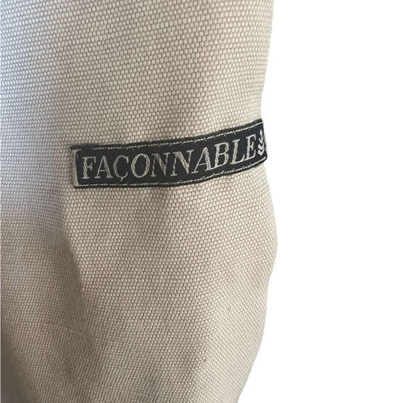 Faconnable women’s pea coat style jacket / blazer in heavy cotton in size medium - Picture 3 of 10